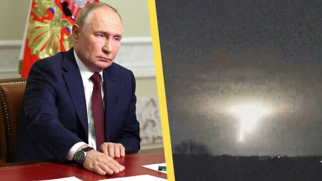 Artikelbild för artikeln: Putins svar till Biden: Avfyrade ICBM mot Ukraina